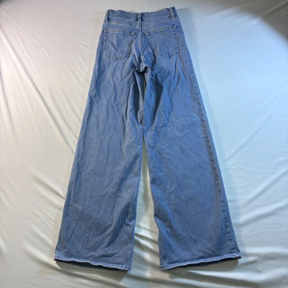 FRAME Le High Wide Leg Jeans Integrity Blue Wash Size 25 OPLSP291